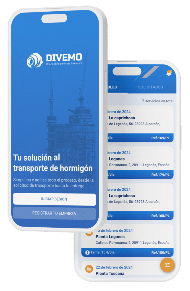 Divemo camiones hormigonera en Madrid